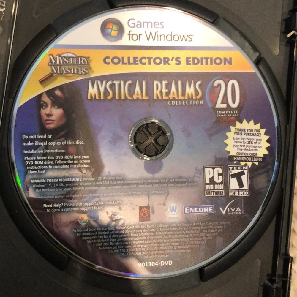 Mystery Masters Magical Realms Collection -20 complete PC games